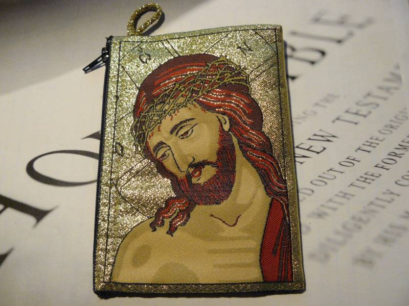 Gewebten Teppich Rosenkranz Täschchen | Geldbörse, Fällen. Jesus Christus Gewebten Teppich Rosenkranz Täschchen | Geldbörse, Fällen. Jesus Christus von HolyGifts