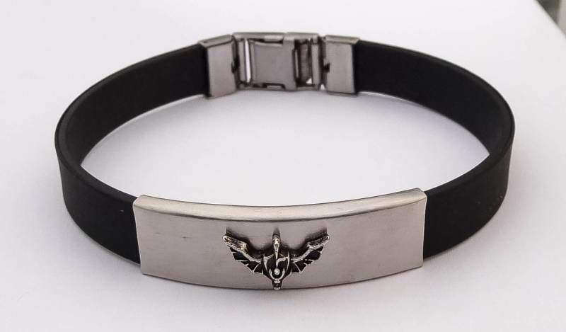 Israel Commando | Beige Symbol Armband Edelstahl Schwarz Israel Commando | Beige Symbol Armband Edelstahl Schwarz von HolyGifts