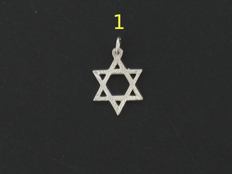 Judaica/Kabbala Silber Davidstern | Magen David Anhänger Aus Holyland Jerusalem von HolyGifts