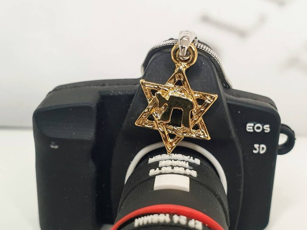 Vergoldetes "Magen David" Mit "Chai" Halskette - Charm Anhänger Aus Holyland Jerusalem Vergoldetes "Magen David" Mit "Chai" Halskette - Charm Anhänger Aus Holyland Jerusalem von HolyGifts