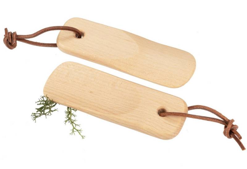 Holz Frank Schuhlöffel Kompakter Schuhlöffel 12 cm aus geöltem Buchenholz mit Lederband Holz Frank Schuhlöffel Kompakter Schuhlöffel 12 cm aus geöltem Buchenholz mit Lederband von Holz Frank