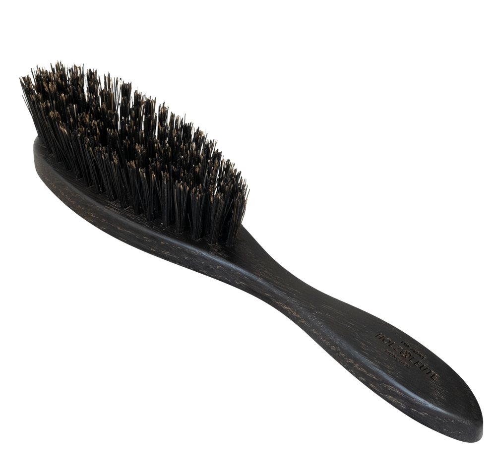 Holz-Leute Haarbürste Haarbürste Wildschweinborsten Raucheiche, Langhaarbürste, feste Borste, natürliche Haarpflege, Made in Germany Holz-Leute Haarbürste Haarbürste Wildschweinborsten Raucheiche, Langhaarbürste, feste Borste, natürliche Haarpflege, Made in Germany von Holz-Leute
