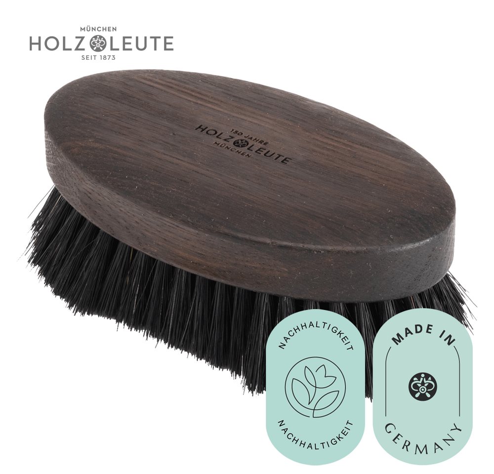 Holz-Leute Massagebürste Körperbürste Holz mit schwarzen Naturborsten, 1-tlg., Naturborsten Raucheiche Trocken- und Nassmassage Holz-Leute Massagebürste Körperbürste Holz mit schwarzen Naturborsten, 1-tlg., Naturborsten Raucheiche Trocken- und Nassmassage von Holz-Leute