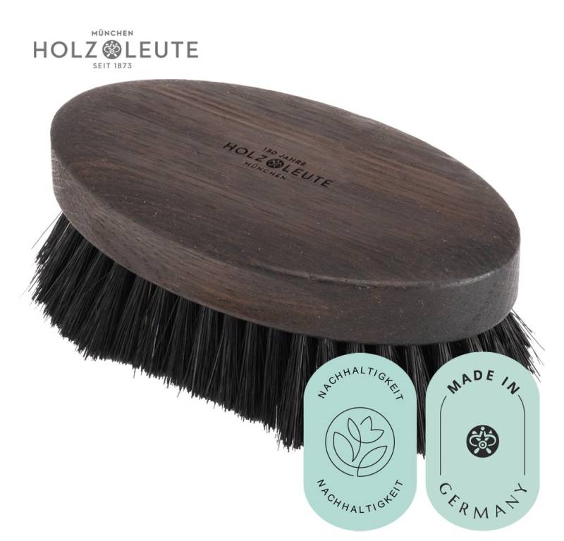 Holz-Leute Massagebürste Körperbürste Holz mit schwarzen Naturborsten, 1-tlg., Naturborsten Raucheiche Trocken- und Nassmassage Holz-Leute Massagebürste Körperbürste Holz mit schwarzen Naturborsten, 1-tlg., Naturborsten Raucheiche Trocken- und Nassmassage von Holz-Leute