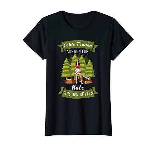 Damen Holzfällerin Geschenk für Waldarbeiterin Wald I Motorsäge T-Shirt Damen Holzfällerin Geschenk für Waldarbeiterin Wald I Motorsäge T-Shirt von Holzfällerin Waldarbeiterin Designs