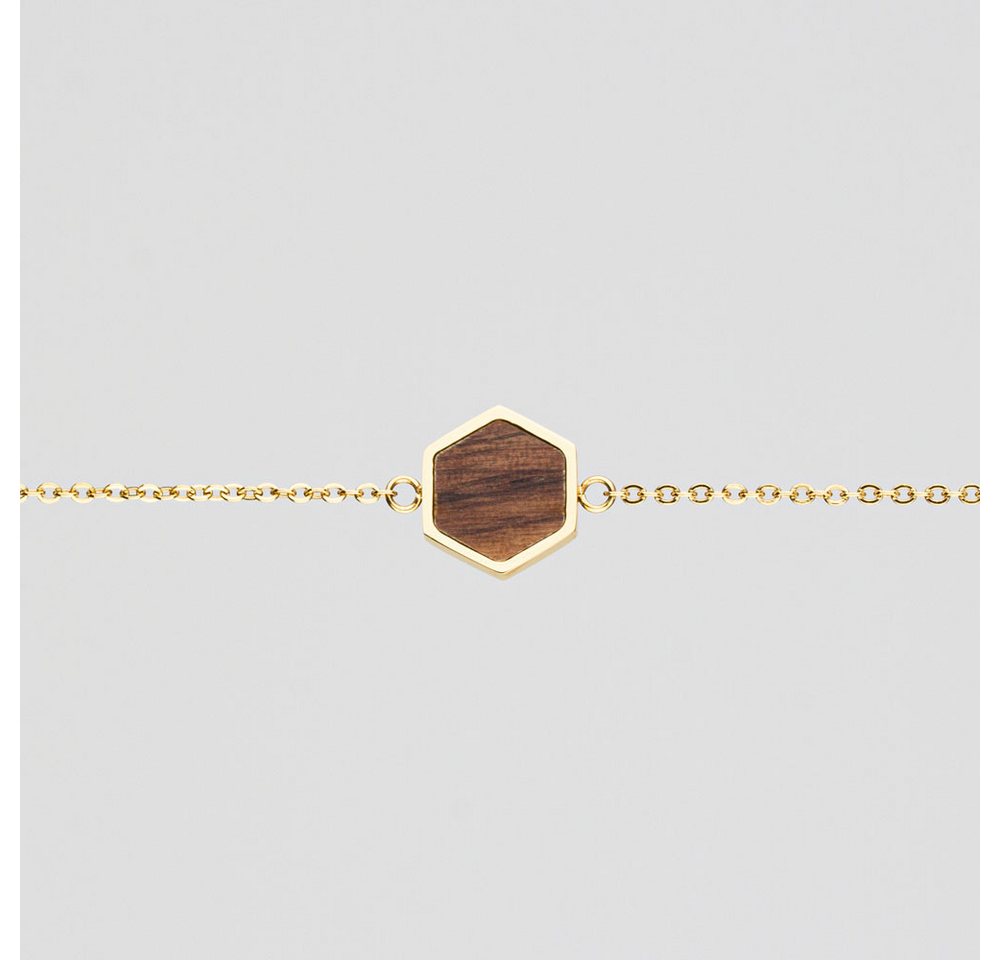 Holzkern Armband Facade Armband mit eckigem Holz Anhänger - Holzkern Modell: Jewelry Holzkern Armband Facade Armband mit eckigem Holz Anhänger - Holzkern Modell: Jewelry von Holzkern