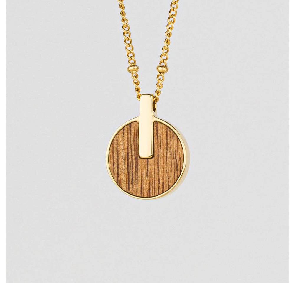 Holzkern Kette mit Anhänger Opacity Halskette mit rundem Holz Anhänger - Holzkern Modell: Jewelry Holzkern Kette mit Anhänger Opacity Halskette mit rundem Holz Anhänger - Holzkern Modell: Jewelry von Holzkern