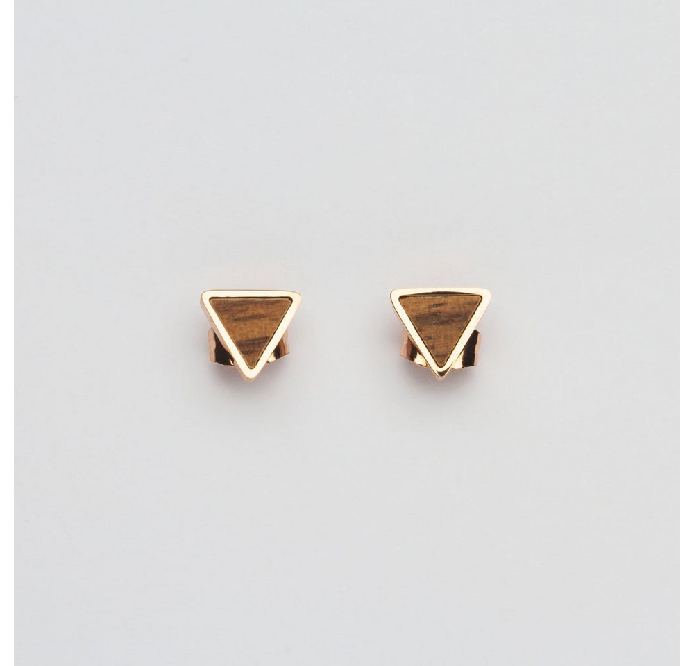 Holzkern Ohrring-Set Scale Ohrstecker Dreieck - Holzkern Modell: Jewelry von Holzkern