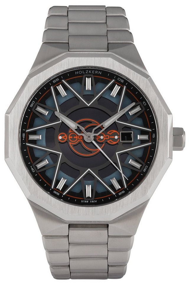 Holzkern Solaruhr Herren-Star Trek™ Andorian Marmor/Blau von Holzkern