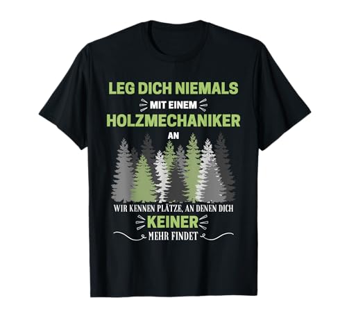 Holzmechaniker Geschenk-Idee Männer Spruch Lustiges T-Shirt Holzmechaniker Geschenk-Idee Männer Spruch Lustiges T-Shirt von Holzmechaniker Geschenk-Idee Store