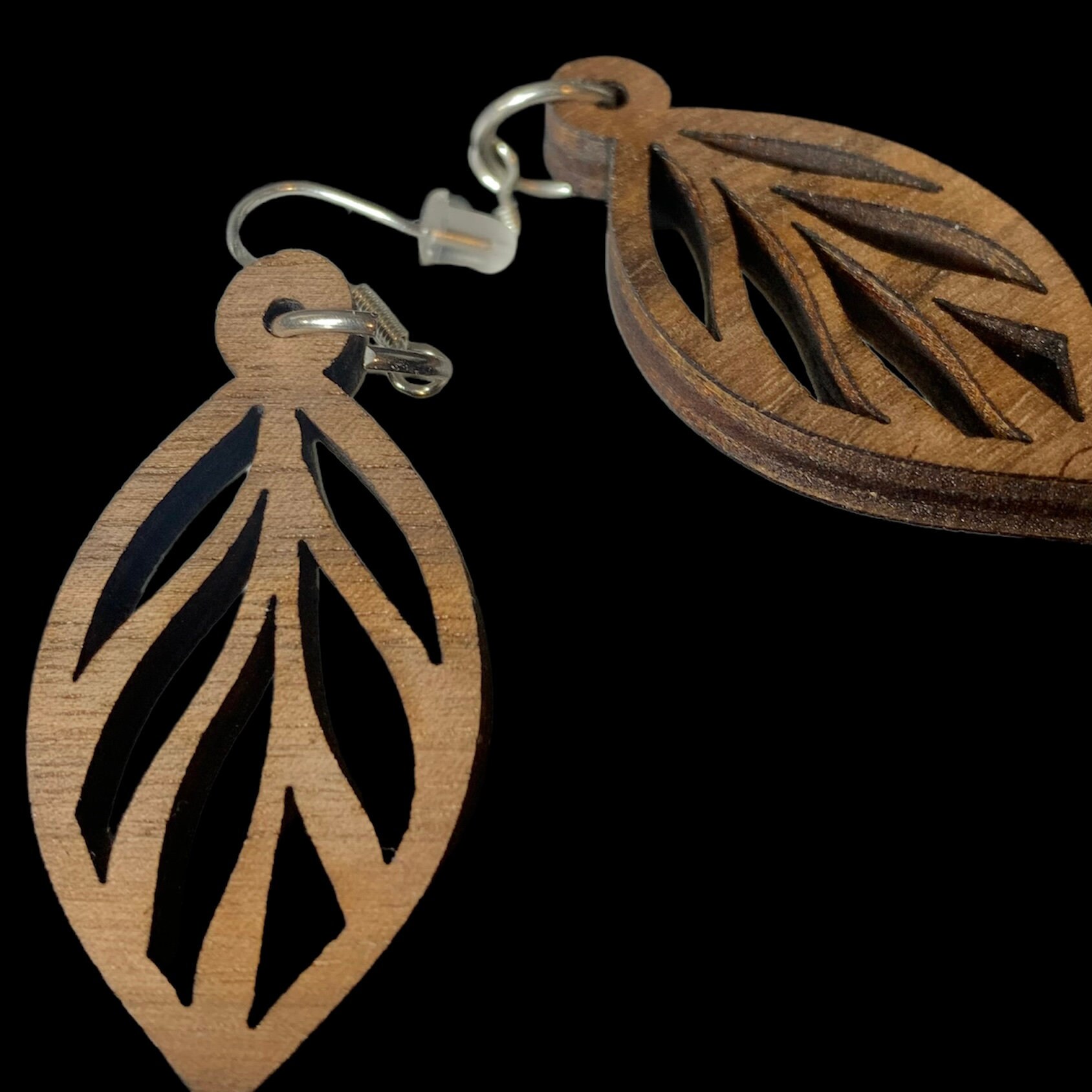 Ohrringe Aus Holz - Diy Lasercut Design By Myself Ohrringe Aus Holz - Diy Lasercut Design By Myself von HolzprodukteDIY