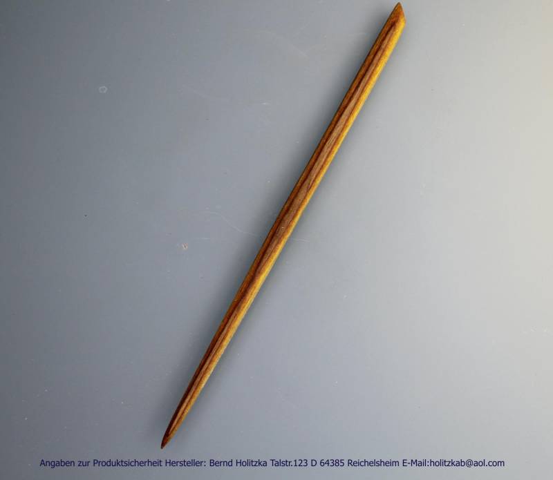Holzschmuck Haarstab Art.nr.0305 von Holzschmuckunikate