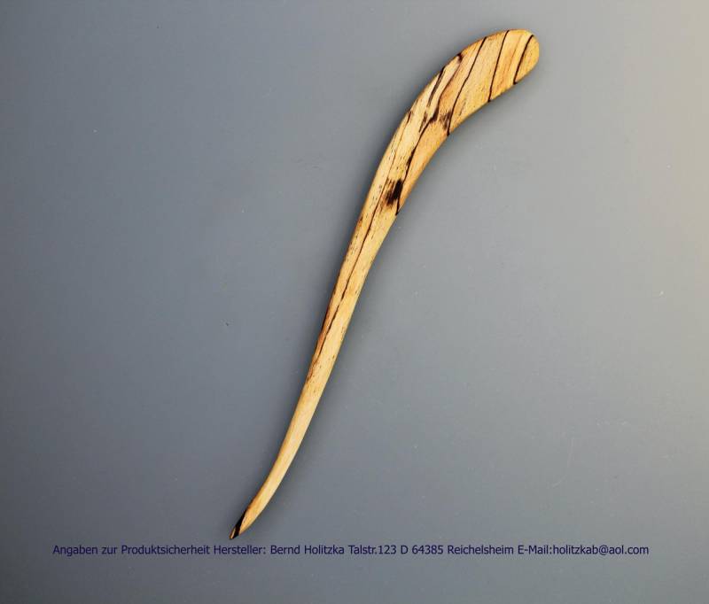 Holzschmuck Haarstab Art.nr.0306 von Holzschmuckunikate