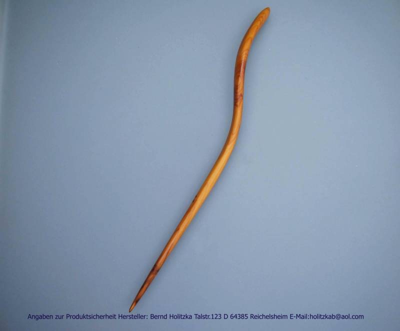 Holzschmuck Haarstab Art.nr.0306 von Holzschmuckunikate