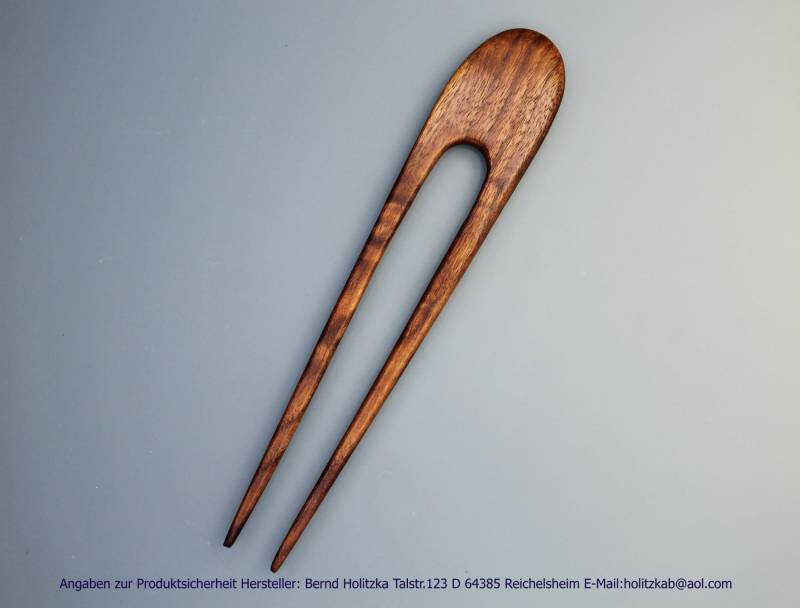 Holzschmuck Haarstab Art.nr.0307 von Holzschmuckunikate