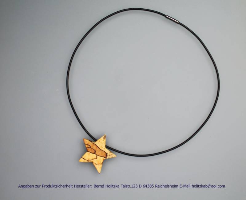 Holzschmuck Halsschmuck Art.nr.0401 von Holzschmuckunikate