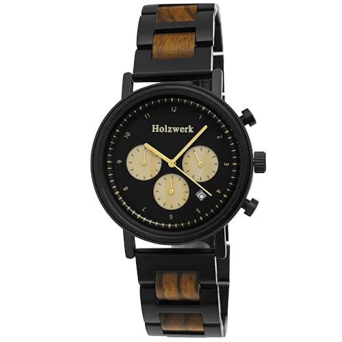 Holzwerk Germany Handgefertigte Designer Herren-Uhr | Öko Natur Holz-Uhr | Chronograph | Armband-Uhr | Analog Quarz-Uhr | Braun Silber | Datum | Holz Ziffernblatt (Brown) Holzwerk Germany Handgefertigte Designer Herren-Uhr | Öko Natur Holz-Uhr | Chronograph | Armband-Uhr | Analog Quarz-Uhr | Braun Silber | Datum | Holz Ziffernblatt (Brown) von Holzwerk Germany