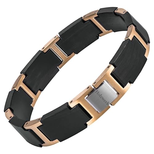 Holzwerk AUENSEE Natur Holz Armband für Damen und Herren Holzarmband Herrenarmband Damenarmband Braun Schwarz Gold Roségold Einstellbar inkl. Armbandkürzer und Aufbewahrungsbox Holzwerk AUENSEE Natur Holz Armband für Damen und Herren Holzarmband Herrenarmband Damenarmband Braun Schwarz Gold Roségold Einstellbar inkl. Armbandkürzer und Aufbewahrungsbox von Holzwerk Germany