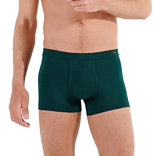 Hom Herren Comfort Tencel Soft taillierter Boxer, dunkelgrün, S von Hom