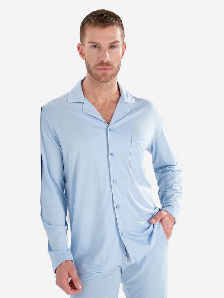 Hom Pyjama Rafael (2 tlg) schlafanzug schlafmode bequem von Hom