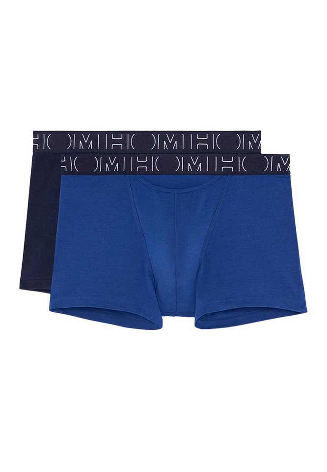 Hom Retro Boxer 2er Pack Boxerlines HO1 (Spar-Set, 2-St) Retro Short / Pant - Baumwolle - mit Eingriff - Atmungsaktiv von Hom
