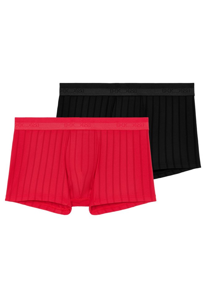 Hom Retro Boxer 2er Pack Chic (Spar-Set, 2-St) Retro Short / Pant - ohne Eingriff - Leicht transparent von Hom