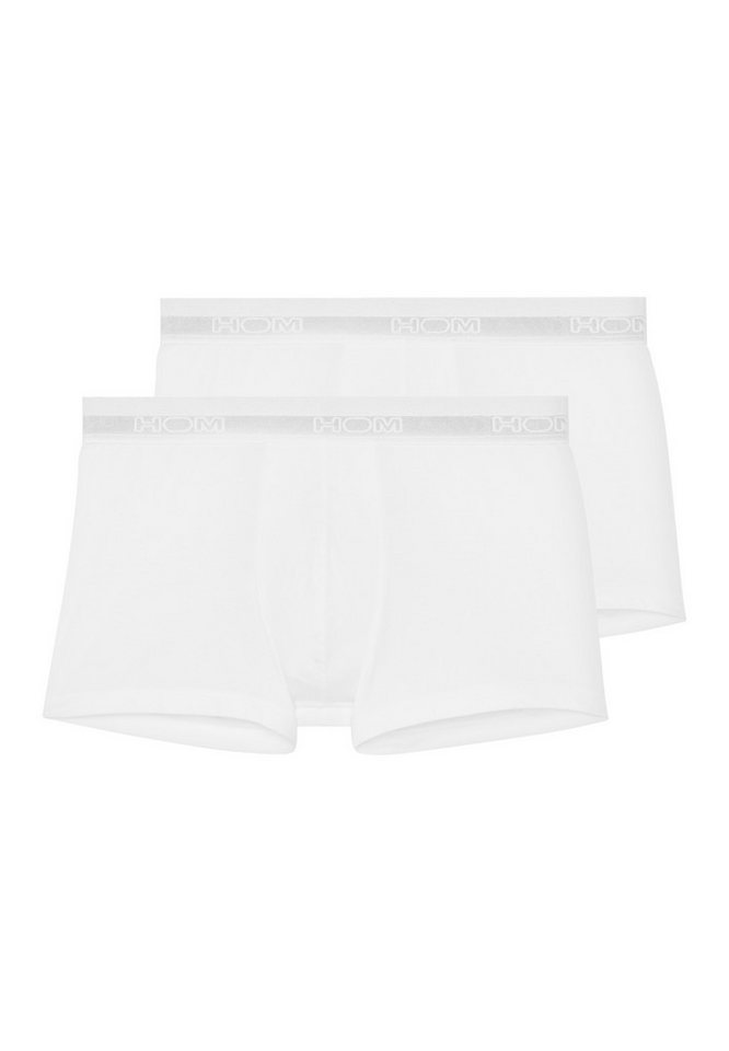 Hom Retro Boxer 2er Pack Classic (Spar-Set, 2-St) Hipster Short / Pant - Baumwolle - ohne Eingriff - Atmungsaktiv von Hom