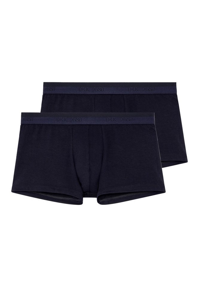Hom Retro Boxer 2er Pack Classic (Spar-Set, 2-St) Hipster Short / Pant - Baumwolle - ohne Eingriff - Atmungsaktiv von Hom
