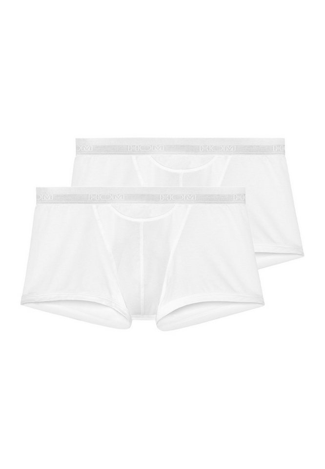 Hom Retro Boxer 2er Pack HO1 (Spar-Set, 2-St) Hipster Short / Pant - Baumwolle - mit Eingriff - Atmungsaktiv von Hom