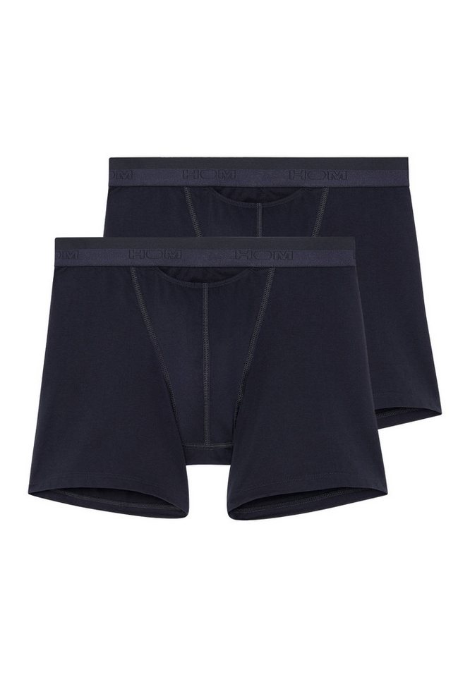 Hom Retro Boxer 2er Pack HO1 (Spar-Set, 2-St) Long Short / Pant - Baumwolle - mit Eingriff - Atmungsaktiv von Hom