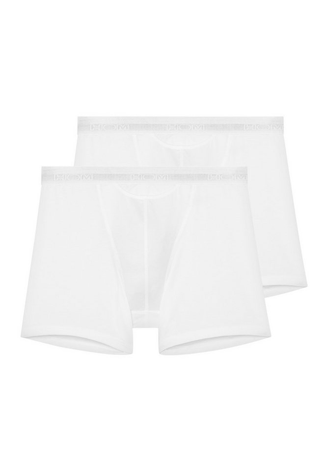 Hom Retro Boxer 2er Pack HO1 (Spar-Set, 2-St) Long Short / Pant - Baumwolle - mit Eingriff - Atmungsaktiv von Hom