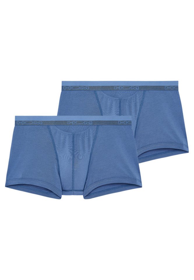 Hom Retro Boxer 2er Pack HO1 (Spar-Set, 2-St) Retro Short / Pant - Baumwolle - mit Eingriff - Atmungsaktiv von Hom