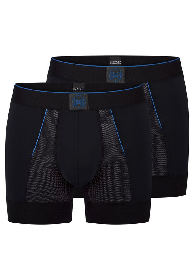 Hom Retro Boxer 2er Pack Sports Lab (Spar-Set, 2-St) Retro Short / Pant - ohne Eingriff - Schnelltrocknend von Hom