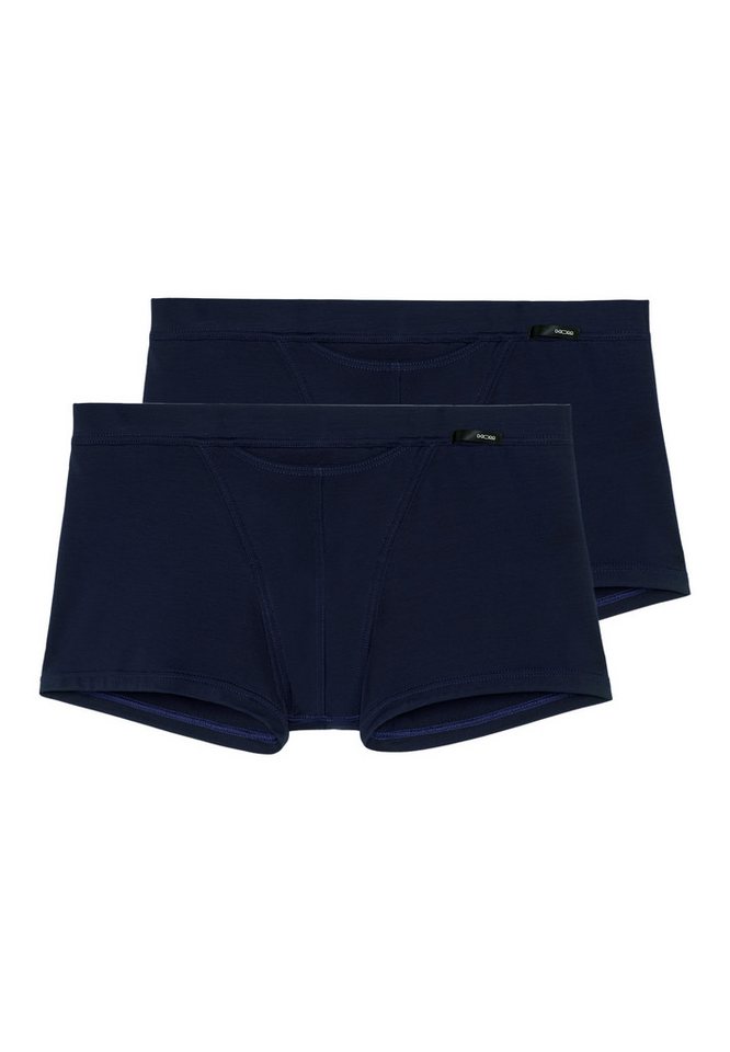 Hom Retro Boxer 2er Pack TENCEL™ Soft HO1 (Spar-Set, 2-St) Retro Short / Pant - mit Eingriff - Blickdicht - Horizontaler Eingriff von Hom