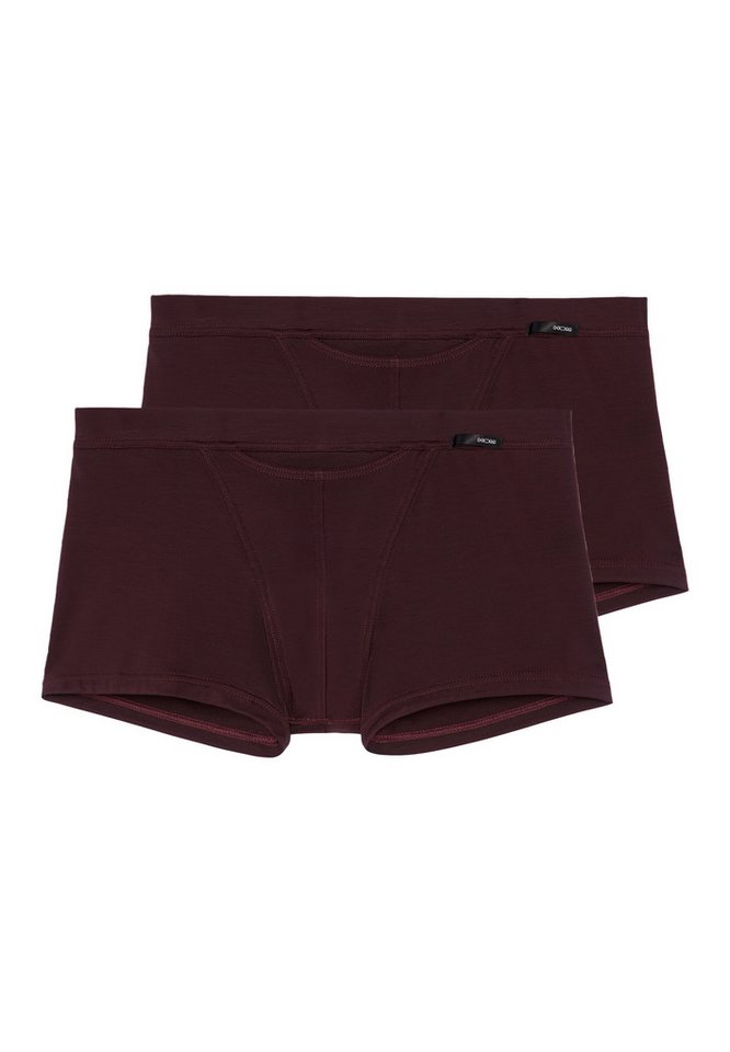 Hom Retro Boxer 2er Pack TENCEL™ Soft HO1 (Spar-Set, 2-St) Retro Short / Pant - mit Eingriff - Blickdicht - Horizontaler Eingriff von Hom