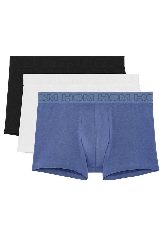 Hom Retro Boxer 3er Pack Armand (Spar-Set, 3-St) Retro Short / Pant - Baumwolle - ohne Eingriff - Atmungsaktiv von Hom