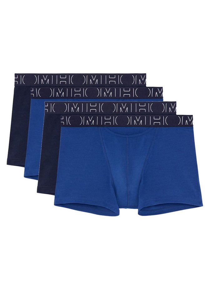 Hom Retro Boxer 4er Pack Boxerlines HO1 (Spar-Set, 4-St) Retro Short / Pant - Baumwolle - mit Eingriff - Atmungsaktiv von Hom