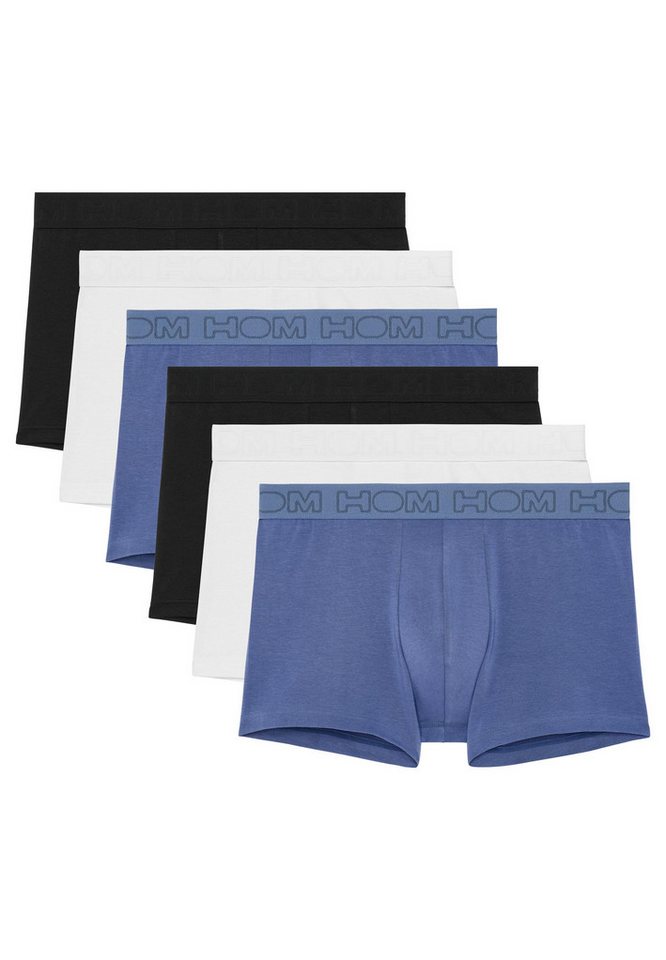 Hom Retro Boxer 6er Pack Armand (Spar-Set, 6-St) Retro Short / Pant - Baumwolle - ohne Eingriff - Atmungsaktiv von Hom