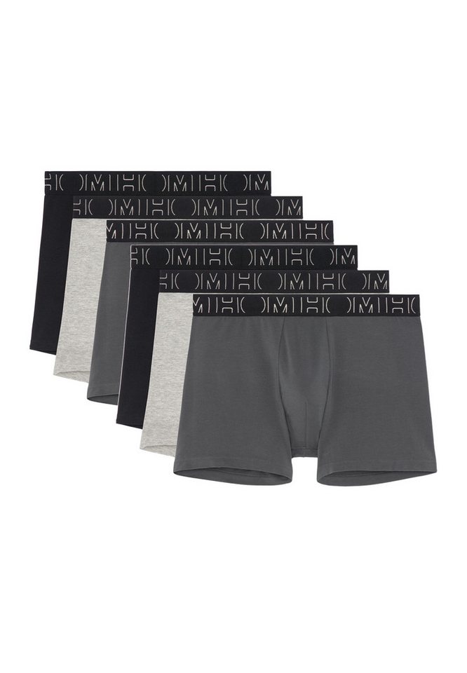 Hom Retro Boxer 6er Pack Patrick (Spar-Set, 6-St) Long Short / Pant - Baumwolle - ohne Eingriff - Atmungsaktiv von Hom