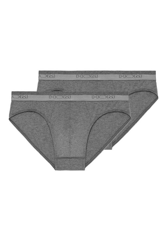 Hom Slip 2er Pack Classic (Spar-Set, 2-St) Mini Slip / Unterhose - Baumwolle - ohne Eingriff - Atmungsaktiv von Hom