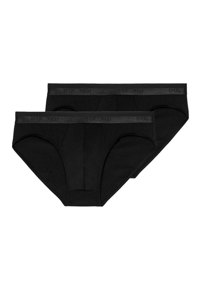 Hom Slip 2er Pack Classic (Spar-Set, 2-St) Mini Slip / Unterhose - Baumwolle - ohne Eingriff - Atmungsaktiv von Hom