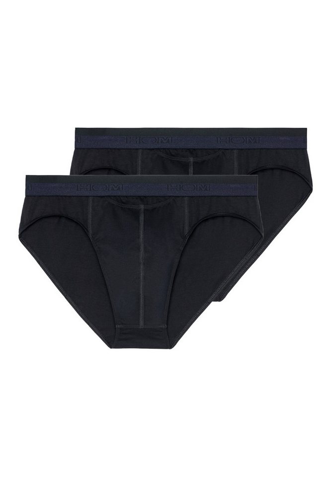 Hom Slip 2er Pack HO1 (Spar-Set, 2-St) Mini Slip / Unterhose - Baumwolle - mit Eingriff - Atmungsaktiv von Hom