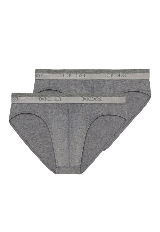 Hom Slip 2er Pack HO1 (Spar-Set, 2-St) Mini Slip / Unterhose - Baumwolle - mit Eingriff - Atmungsaktiv von Hom