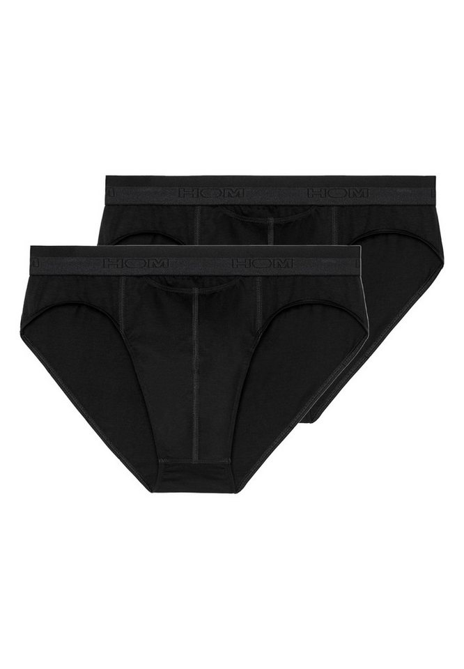 Hom Slip 2er Pack HO1 (Spar-Set, 2-St) Mini Slip / Unterhose - Baumwolle - mit Eingriff - Atmungsaktiv von Hom