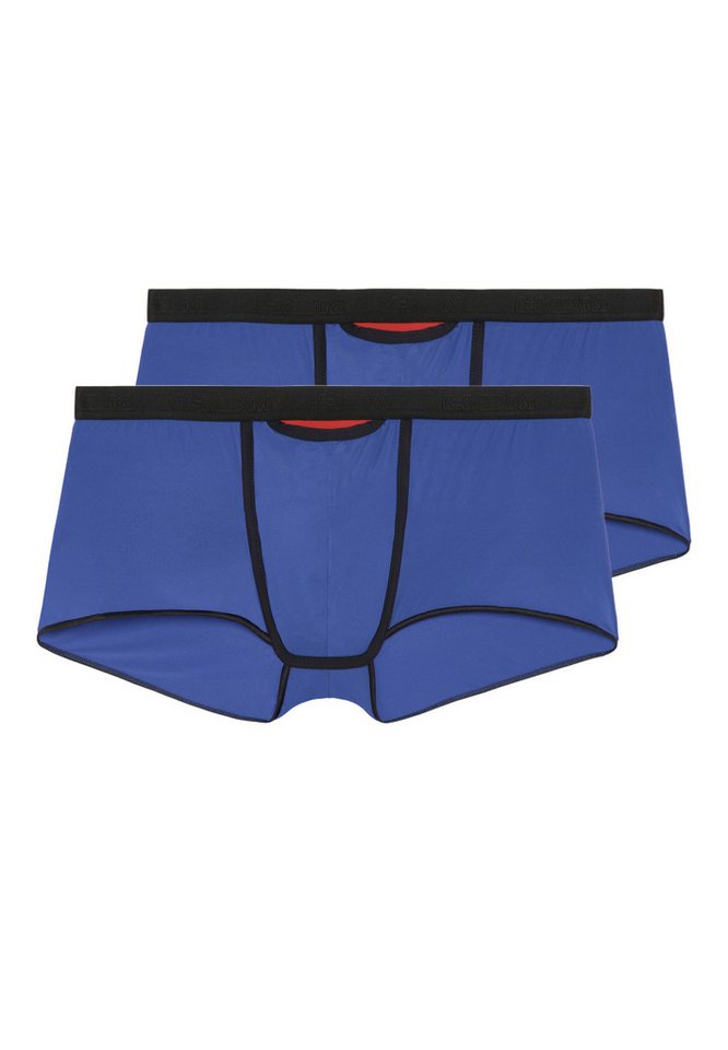 Hom Retro Boxer 2er Pack Plume up HO1 (Spar-Set, 2-St) Hipster Short / Pant - mit Eingriff - Leicht - Horizontaler Eingriff von Hom