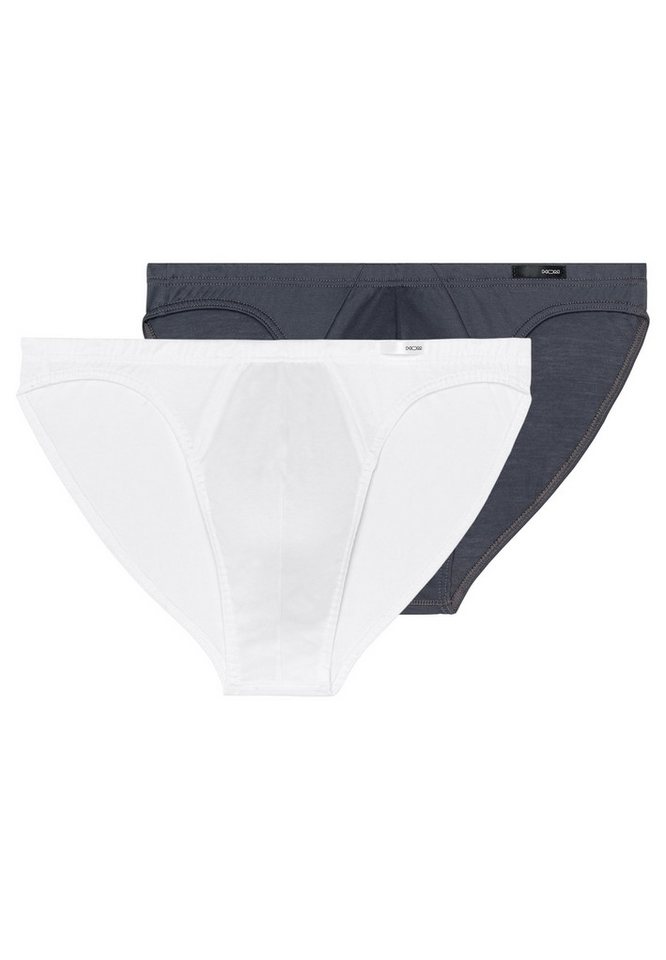 Hom Slip 2er Pack Premium Cotton (Spar-Set, 2-St) Slip / Unterhose - Baumwolle - ohne Eingriff - Atmungsaktiv von Hom