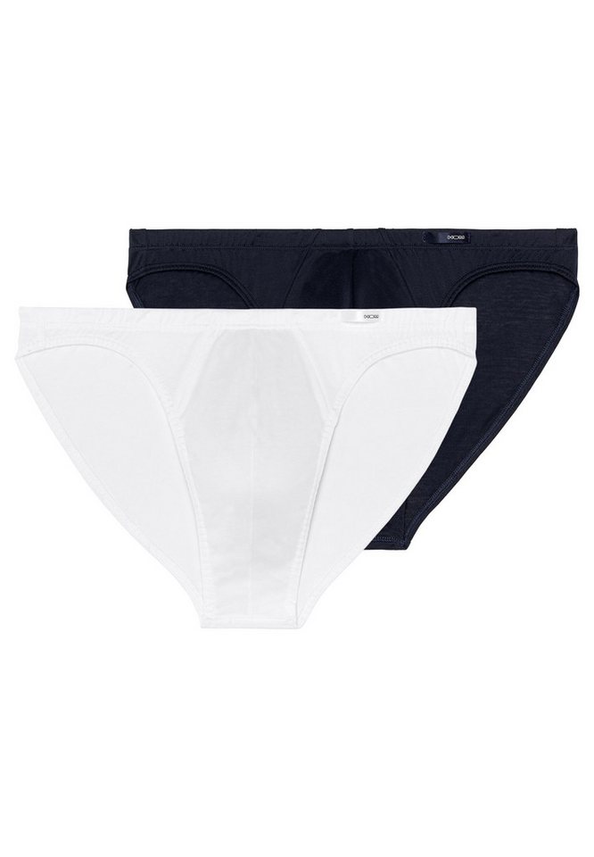 Hom Slip 2er Pack Premium Cotton (Spar-Set, 2-St) Slip / Unterhose - Baumwolle - ohne Eingriff - Atmungsaktiv von Hom