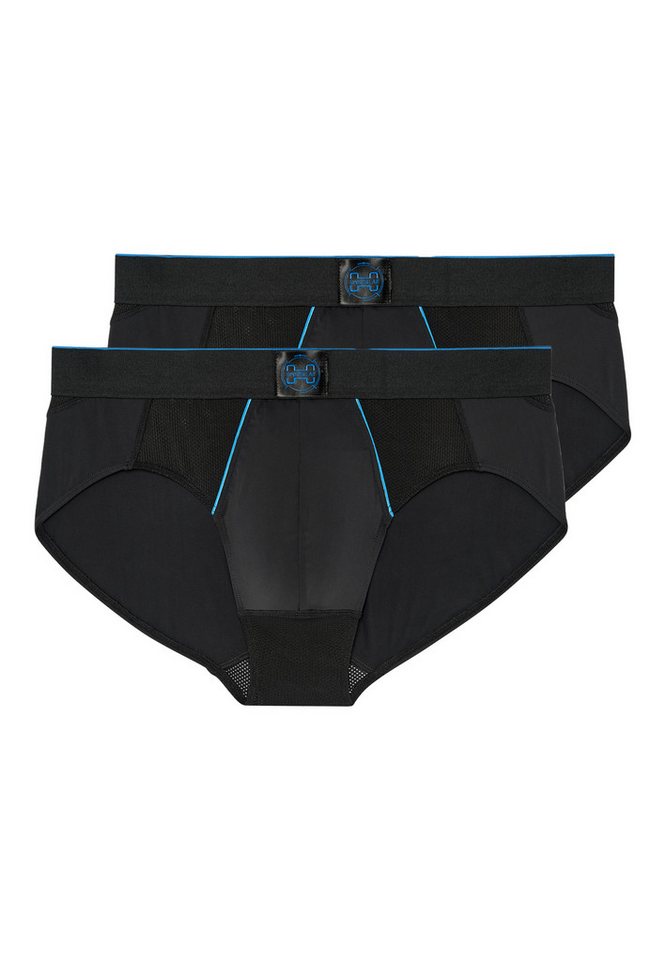 Hom Slip 2er Pack Sports Lab (Spar-Set, 2-St) Mini Slip / Unterhose - ohne Eingriff - Schnelltrocknend von Hom