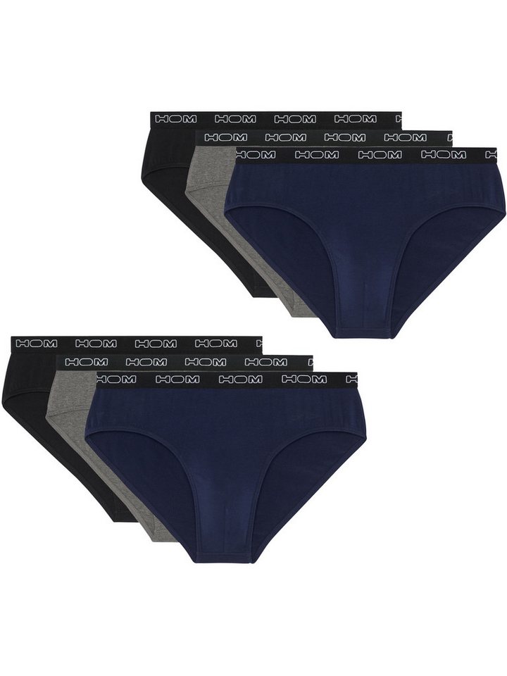 Hom Slip Boxerlines no.2 (6-St) unterhose unterwäsche basic von Hom