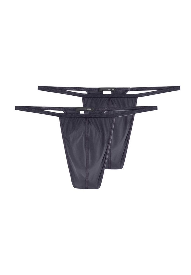 Hom String 2er Pack Plume (Spar-Set, 2-St) String - ohne Eingriff - Leicht - Leicht und unsichtbar unter Kleidung von Hom
